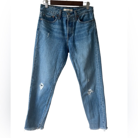 Levi's Denim - NEW Levi’s Women’s Wedgie Straight Leg Raw Hem Jeans